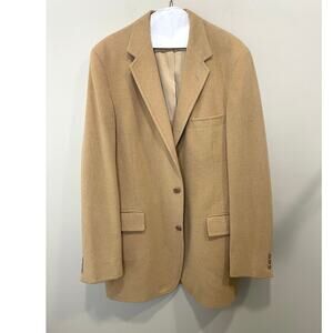Vintage Strathmore Men’s 100 % Camel Hair Blazer Size 42L